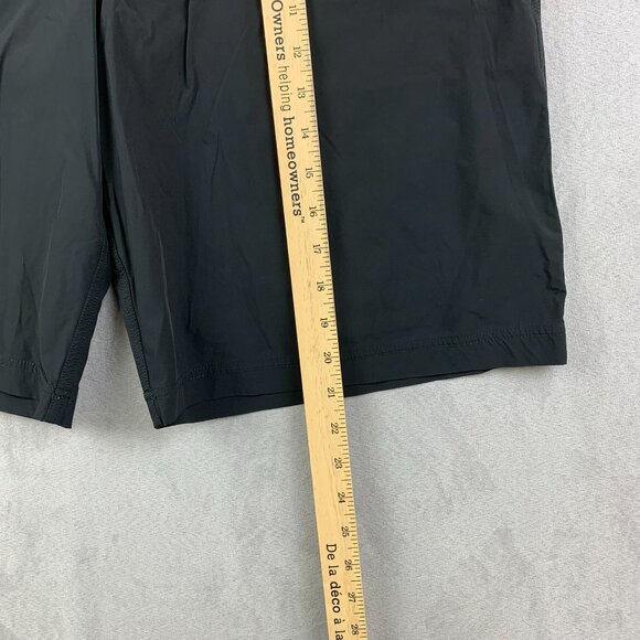 Lululemon Athletica Black Flat Front Casual Shorts - Picture 4 of 8